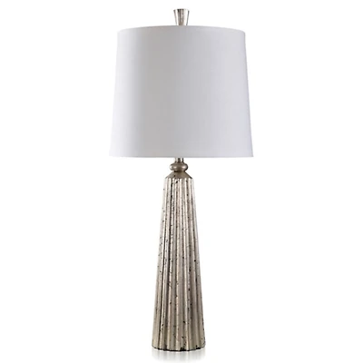 Silver Leaf Slender Table Lamp