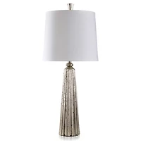 Silver Leaf Slender Table Lamp