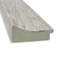 Dove Gray Scoop Frame Beveled Mirror