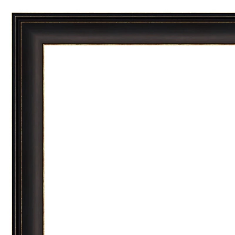 Espresso Bronze Frame Beveled Mirror