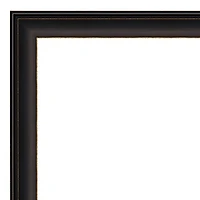 Espresso Bronze Frame Beveled Mirror