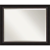 Espresso Bronze Frame Beveled Mirror