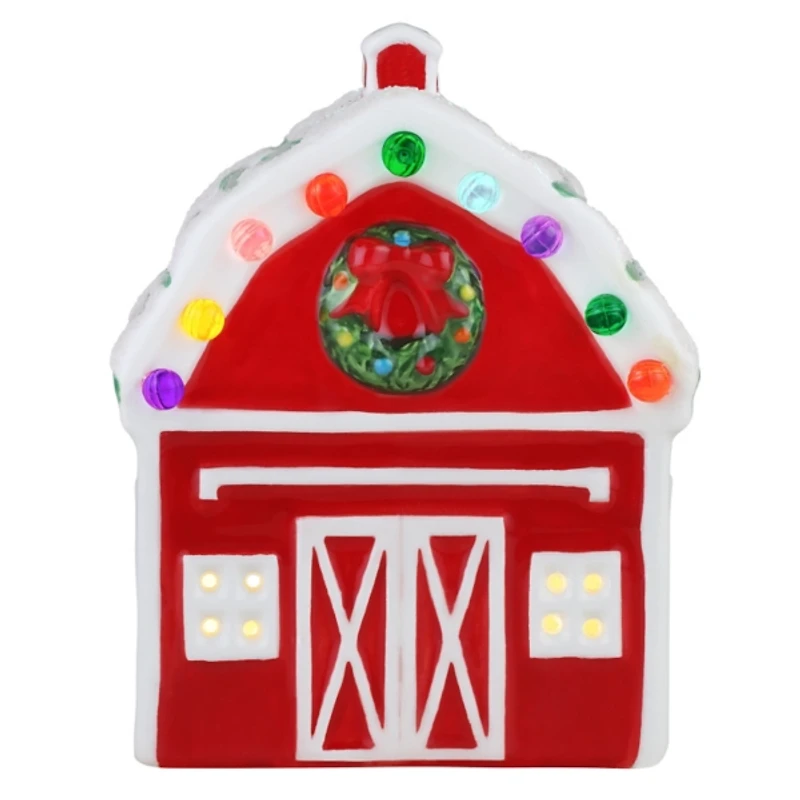 Pre-Lit Nostalgic Christmas Barn