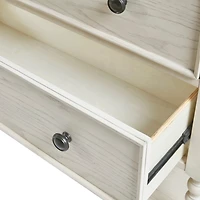 Wood Turned Legs 2-Drawer Chest