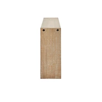 Natural Wood Frame Console Table