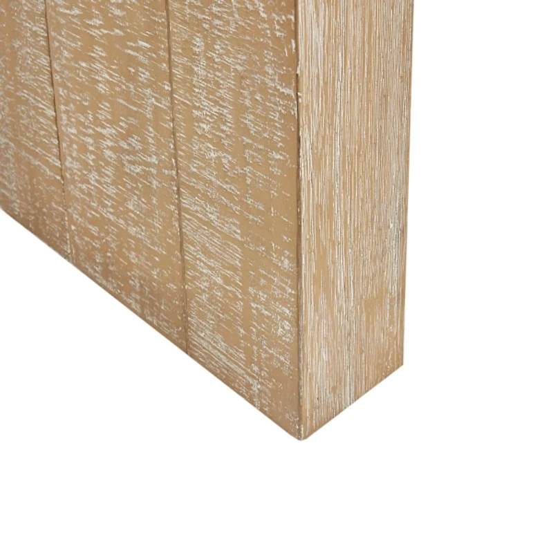 Natural Wood Frame Console Table