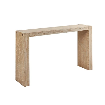 Natural Wood Frame Console Table
