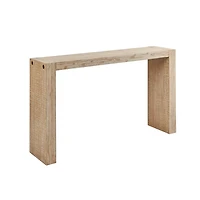 Natural Wood Frame Console Table