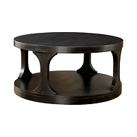 Jarrod Antique Wood Grain Shelf Coffee Table