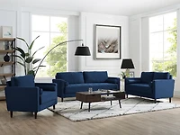 Navy Blue Chelsea Modern Sofa