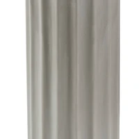 Gray Ribbed Fluted Martha Stewart Table Lamp