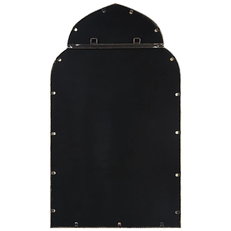 Gold Leaf Arched Frame Wall Mirror