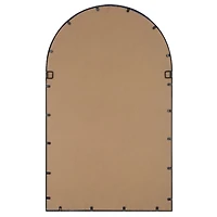 Black Metal Arch Frame Wall Mirror