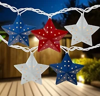 Stars and Stripes Rustic String Lights