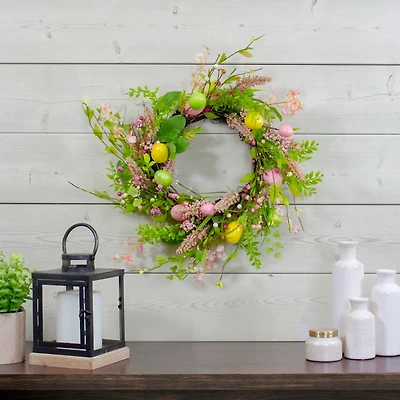 Cheerful Colored Eggs Easter Wreath