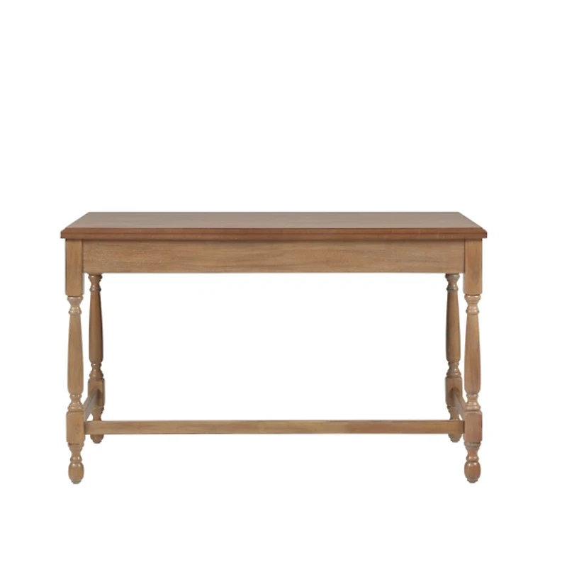 Martha Stewart Natural Wood Turned Legs Desk