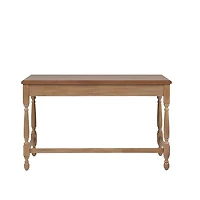 Martha Stewart Natural Wood Turned Legs Desk