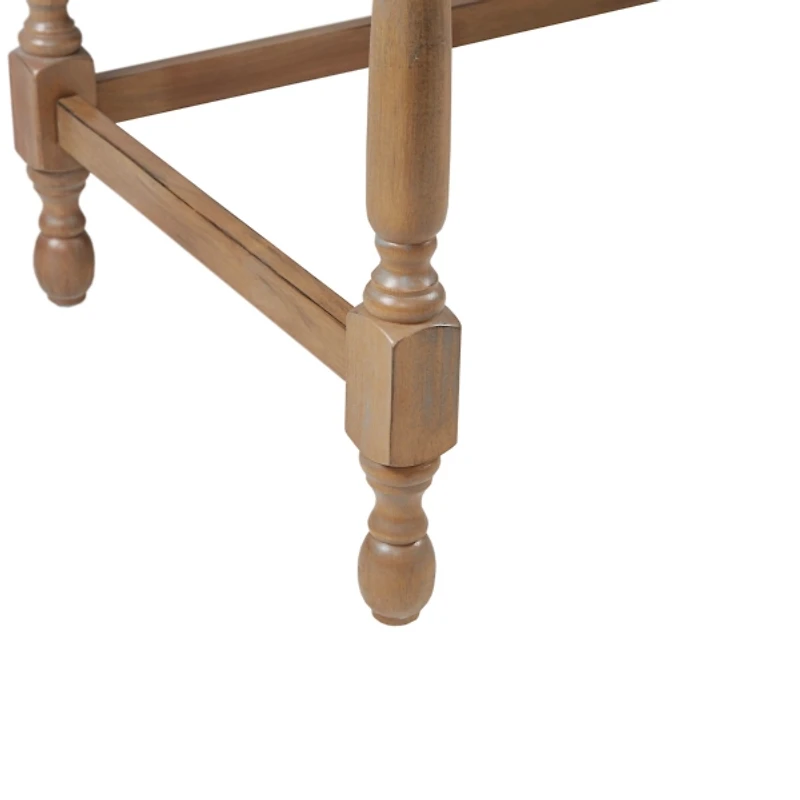 Martha Stewart Natural Wood Turned Legs Desk