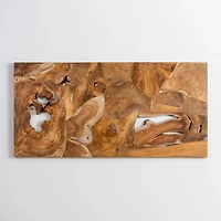 Raw Teak Root Panel Wall Plaque