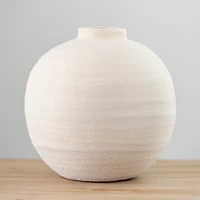 Matte Eggshell Rotund Vase