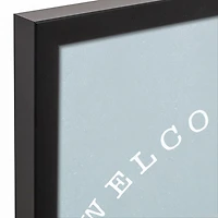 Welcome Easter Hydrangea Framed Canvas Art Print