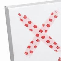 Patterned XOXO Hearts Canvas Art Print