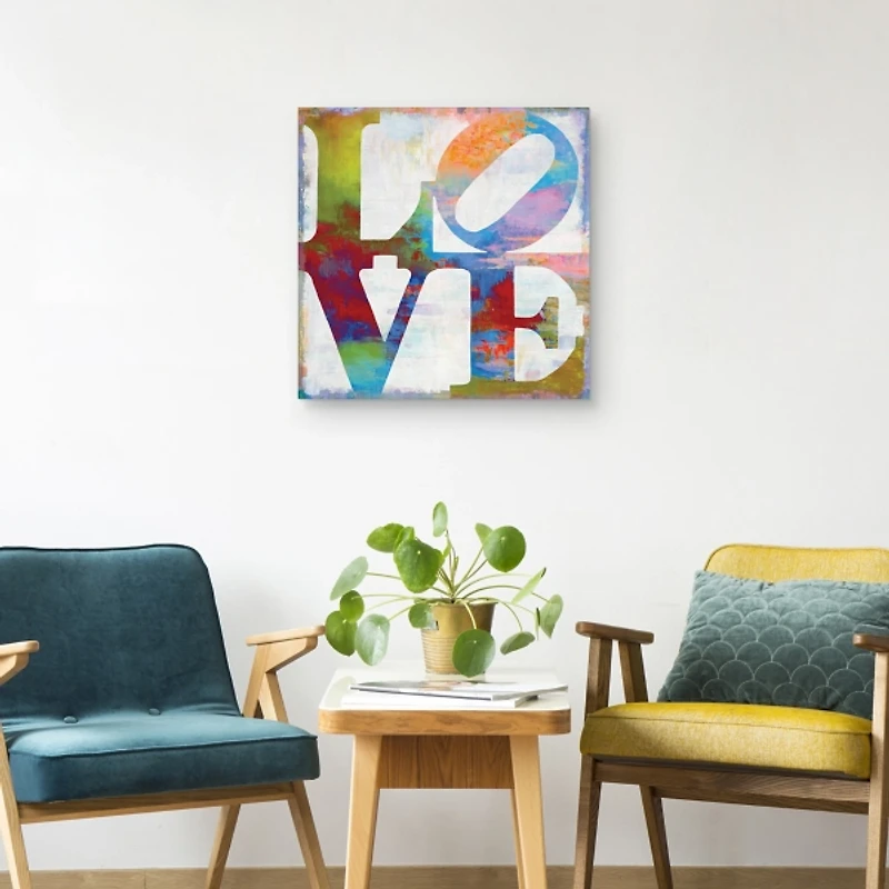 Love in Color Canvas Art Print