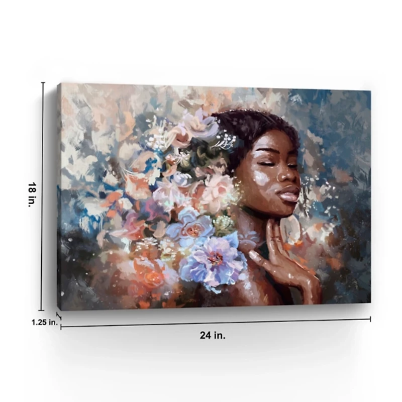 Her Secret Garden Canvas Art Print