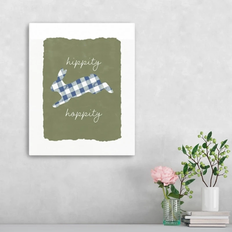 Hippity Hoppity Easter Canvas Art Print