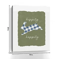 Hippity Hoppity Easter Canvas Art Print