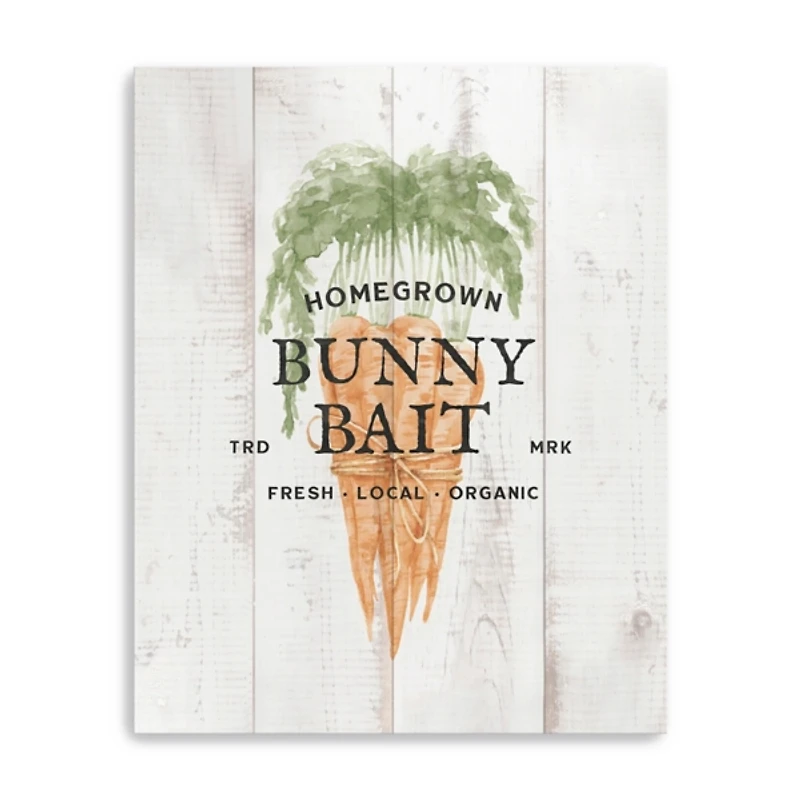 Bunny Bait Carrot Canvas Art Print