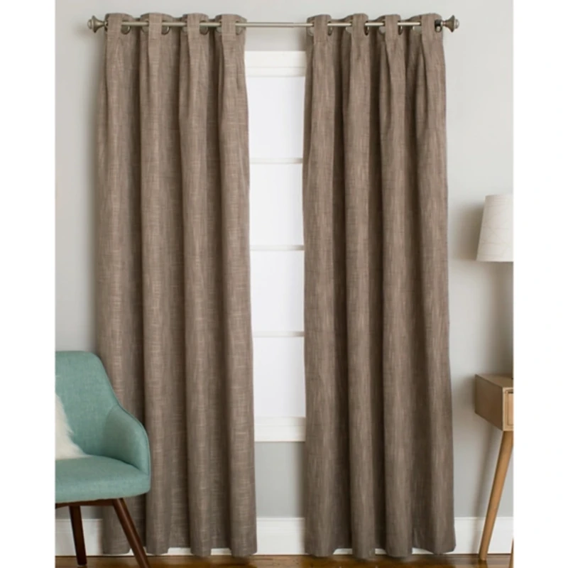 Sand Box Pleated Single Curtain Panel, 84 in.