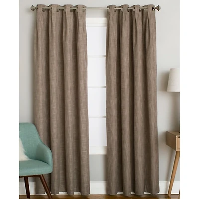 Sand Box Pleated Single Curtain Panel, 84 in.