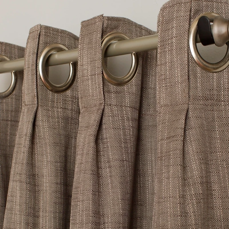 Sand Box Pleated Single Curtain Panel, 84 in.