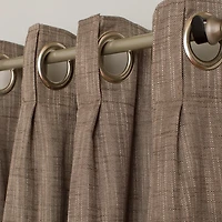 Sand Box Pleated Single Curtain Panel, 84 in.
