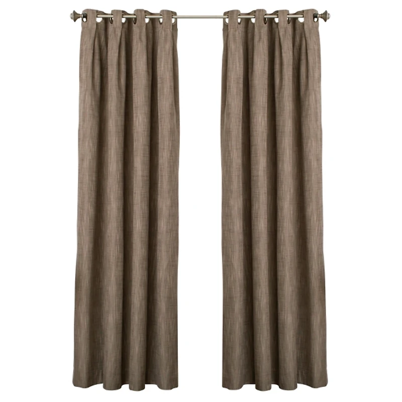 Sand Box Pleated Single Curtain Panel, 84 in.