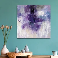 Violet Rain Canvas Art Print