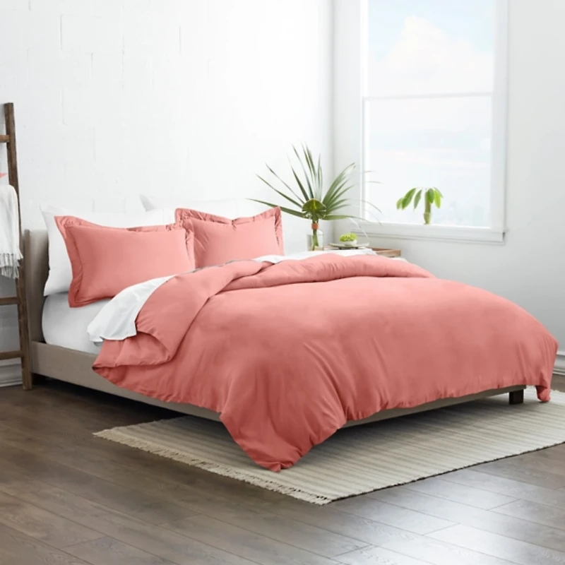 Clay Solid 3-pc. Queen Duvet Cover Set