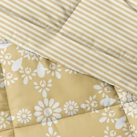Yellow Daisy Medallion Twin 3-pc. Comforter Set