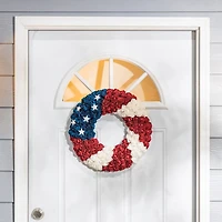 Americana Stars and Roses Wreath