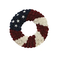 Americana Stars and Roses Wreath