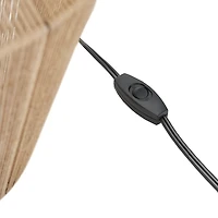 Natural Woven Jute Urn Table Lamp