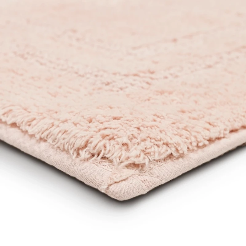 Blush Reversible Cotton Bath Mat, 45 in.