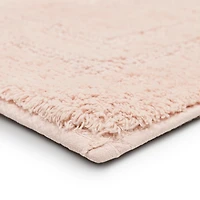 Blush Reversible Cotton Bath Mat, 45 in.