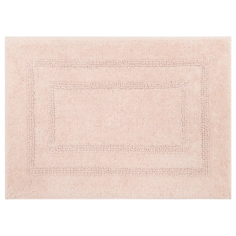 Blush Reversible Cotton Bath Mat, 45 in.