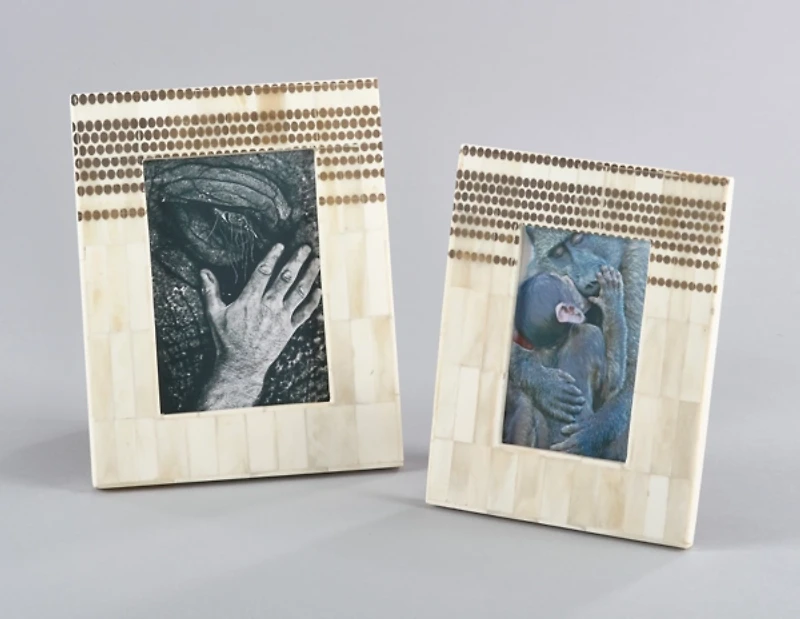 Dotted Wide Border Picture Frame, 4x6