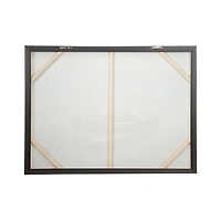 Resting Rowboat Framed Canvas Art Print