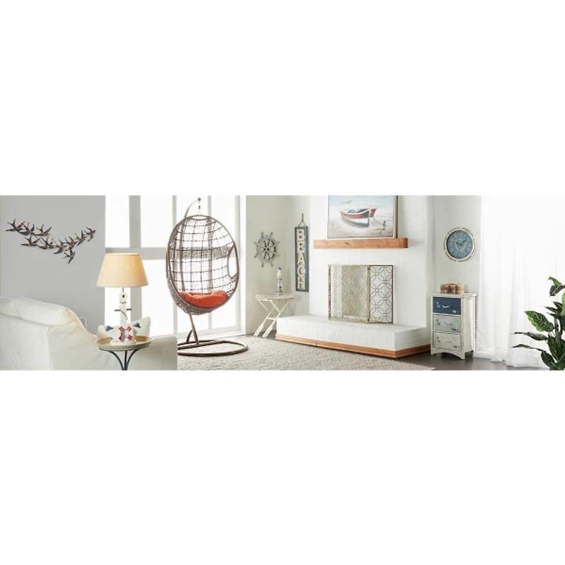 Resting Rowboat Framed Canvas Art Print