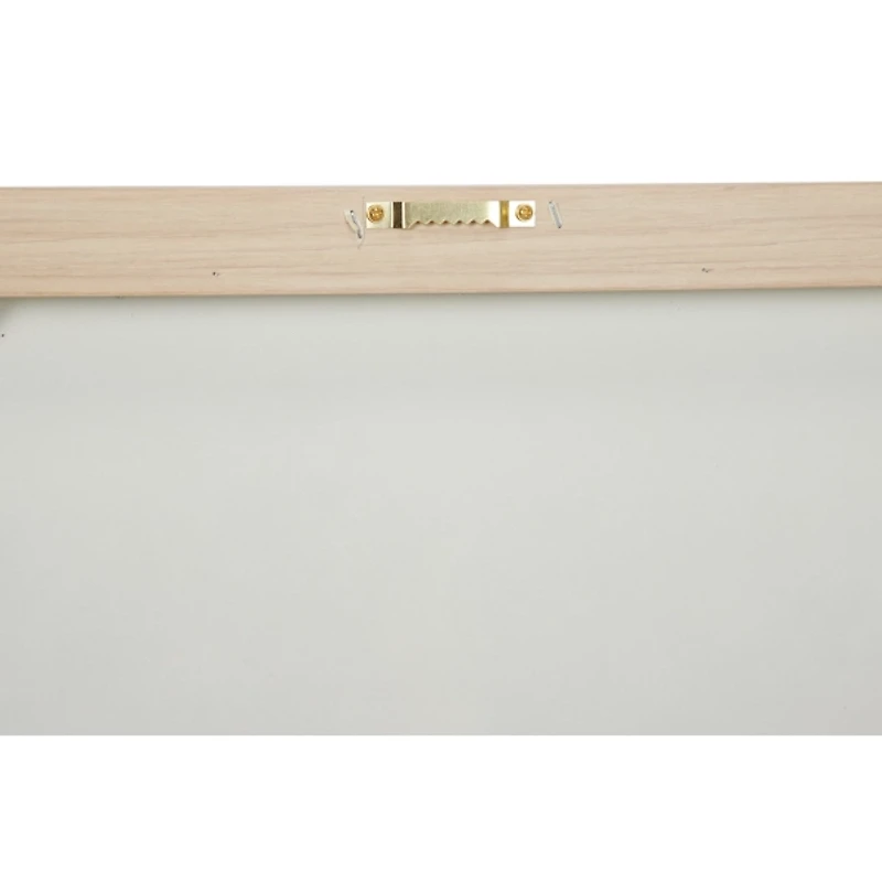 Tree Line Landscape Framed Canvas Art Print