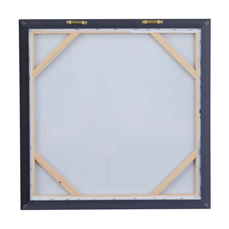 Rainy Paris Blues Transitional Framed Wall Art